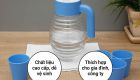 Bộ bình pet 2.5L và 4 ly