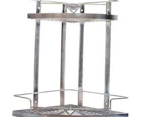 Kệ góc inox 2 tầng
