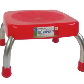 Ghế Vuông chân inox 517