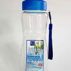 Bình đựng nước tròn pet 1 lít